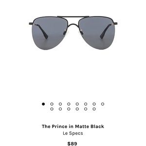 Le Specs Sunglasses—The Prince in Matte Black